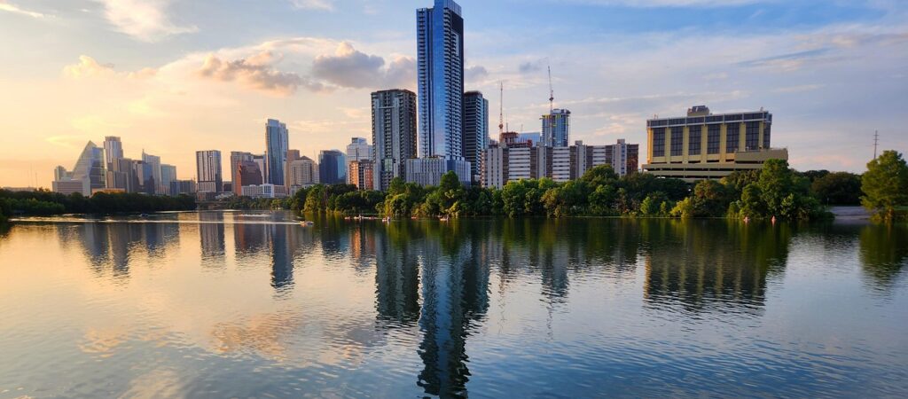 Current image: Austin lake view